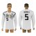 Germany #5 HUMMELS Home 2018 FIFA World Cup Long Sleeve Thailand Soccer Jersey