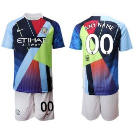 Manchester City Personalized Nike Cooperation 6th Anniversary Celebration Soccer Club Jersey