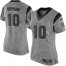 Nike Houston Texans #10 DeAndre Hopkins Gray Womens Stitched NFL Limited Gridiron Gray Jersey