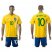 Brazil #10 Neymar Jr Home Soccer Country Jersey