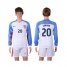 USA #20 Cameron Home Long Sleeves Soccer Country Jersey
