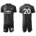 Manchester United #20 S.Romero Black Goalkeeper Soccer Club Jersey
