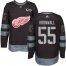 Adidas Detroit Red Wings #55 Niklas Kronwall Black 1917-2017 100th Anniversary Stitched NHL Jersey