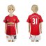 Manchester United #31 Schweinsteiger Home Kid Soccer Club Jersey