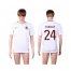 Roma #24 Florenzi Away Soccer Club Jersey
