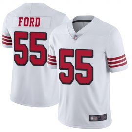 Nike San Francisco 49ers #55 Dee Ford White Rush Mens Stitched NFL Vapor Untouchable Limited Jersey
