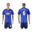 Manchester United #6 Evans Away Soccer Club Jersey