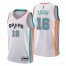San Antonio San Antonio Spurs #16 Devontae Cacok Mens Nike White 2021/22 Swingman NBA Jersey – City Edition Mens