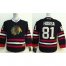 Chicago Blackhawks #81 Marian Hossa Stitched Black Youth NHL Jersey