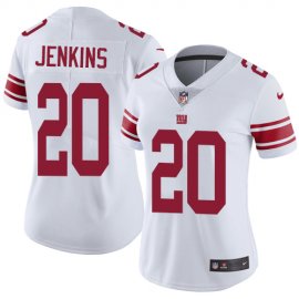 Nike New York Giants #20 Janoris Jenkins White Womens Stitched NFL Vapor Untouchable Limited Jersey