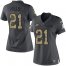 Nike Philadelphia Eagles #21 Jalen Mills Black Womens Stitched NFL Limited 2016 Salute to Service Jersey