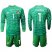 Belgium #1 Courtois Green Long Sleeves Goalkeeper Soccer Country Jersey