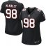 Nike Atlanta Falcons #98 Takkarist McKinley Black Alternate Womens Stitched NFL Elite Jersey