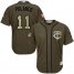Minnesota Twins #11 Jorge Polanco Green Salute to Service Stitched Youth MLB Jersey