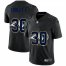Los Angeles Rams #30 Todd Gurley II Mens Nike Team Logo Dual Overlap Limited NFL Jersey Black