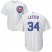 Chicago Cubs #34 Jon Lester White Home Stitched Youth MLB Jersey