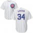 Chicago Cubs #34 Jon Lester White Home Stitched Youth MLB Jersey