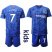 Chelsea #7 Kante Blue Home Kid Soccer Club Jersey