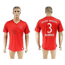 Bayern Munchen #3 Alonso Marine Environmental Protection Home Soccer Club Jersey