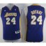 Kids Los Angeles Lakers 24 Kobe Bryant Purple Revolution 30 Swingman NBA Jerseys Cheap