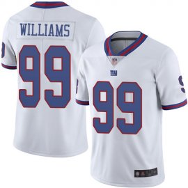 Nike New York Giants #99 Leonard Williams White Mens Stitched NFL Limited Rush Jersey