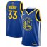 Nike Golden State Warriors #33 James Wiseman Blue Swingman Icon Edition Youth 2022 NBA Finals Jersey Youth