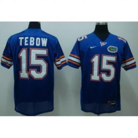 Kids Florida Gators 15 Tim Tebow Blue NCAA Jerseys
