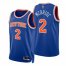 Nike New York Knicks #2 Miles Mcbride Blue Mens 2021-22 NBA 75th Anniversary Diamond Swingman Jersey – Icon Edition Mens