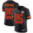 Nike Kansas City Chiefs #25 Clyde Edwards-Helaire Black Mens Stitched NFL Limited Rush Jersey