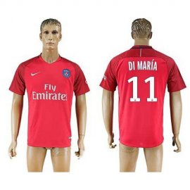 Paris Saint-Germain #11 Di Maria Red Soccer Club Jersey
