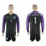 Greece #1 Karnezis Black Goalkeeper Long Sleeves Soccer Country Jersey