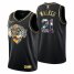 New York New York Knicks #21 M.J. Walker Mens Golden Edition Diamond Logo 2021/22 Swingman Jersey – Black Mens
