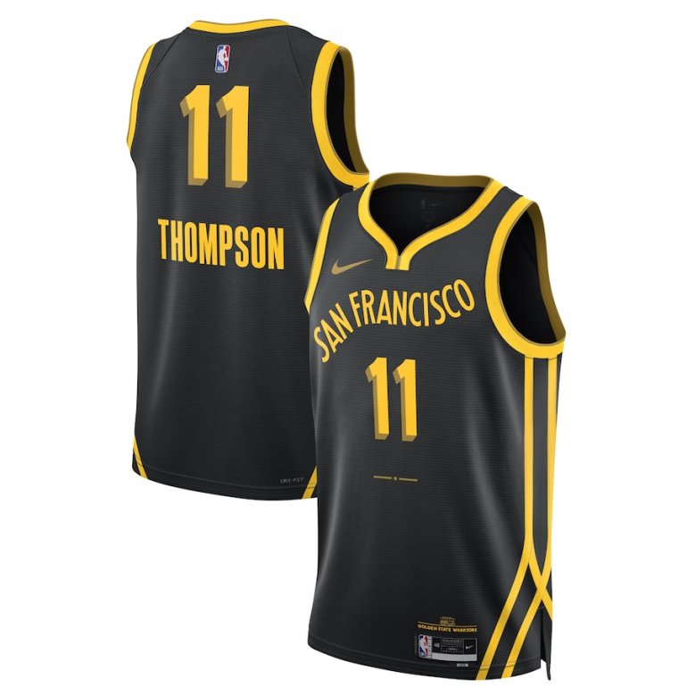 Klay Thompson Golden State Warriors Nike Unisex 2023/24 Swingman Jersey – Black – City Edition Klay Thompson Golden State Warriors Nike Unisex 2023/24 Swingman Jersey – Black – City Edition