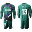Atletico Madrid #13 Oblak Green Goalkeeper Long Sleeves Soccer Club Jersey