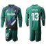 Atletico Madrid #13 Oblak Green Goalkeeper Long Sleeves Soccer Club Jersey