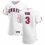Los Angeles Angels #3 Taylor Ward Mens Nike White Home 2020 Authentic Player MLB Jersey