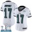 Nike Philadelphia Eagles #17 Alshon Jeffery White Super Bowl LII Womens Stitched NFL Vapor Untouchable Limited Jersey
