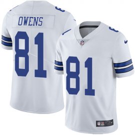 Nike Dallas Cowboys #81 Terrell Owens White Mens Stitched NFL Vapor Untouchable Limited Jersey