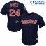 Boston Red Sox #24 David Price Navy Blue Cool Base 2018 World Series Stitched Youth MLB Jersey