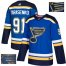 Adidas St. Louis Blues #91 Vladimir Tarasenko Blue Home Authentic Fashion Gold Stitched NHL Jersey
