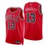 Nike Chicago Bulls #13 Tony Bradley Red Mens 2021-22 NBA 75th Anniversary Diamond Swingman Jersey – Icon Edition Mens