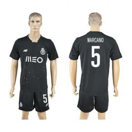 Oporto #5 Marcano Away Soccer Club Jersey