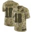 Nike Philadelphia Eagles #18 Jalen Reagor Camo Mens Stitched NFL Limited 2018 Salute To Service Jersey