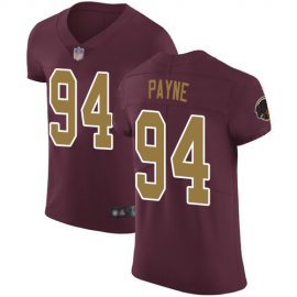Nike Washington Football Team #94 DaRon Payne Burgundy Red Alternate Mens Stitched NFL Vapor Untouchable Elite Jersey