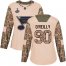 Adidas St. Louis Blues #90 Ryan OReilly Camo Authentic 2017 Veterans Day Stanley Cup Champions Womens Stitched NHL Jersey