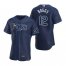 Tampa Bay Rays #12 Wade Boggs Mens Nike Navy Alternate 2020 Authentic Team MLB Jersey