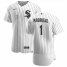 Chicago White Sox #1 Nick Madrigal Mens Nike White Home 2020 Authentic Player MLB Jersey
