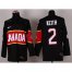 Olympic 2014 CA. #2 Duncan Keith Black Stitched NHL Jersey