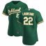 Oakland Athletics #22 Ramon Laureano Mens Nike Kelly Green Alternate 2020 Authentic Player MLB Jersey