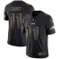 Nike Philadelphia Eagles #11 Carson Wentz Black/Gold Mens Stitched NFL Vapor Untouchable Limited Jersey